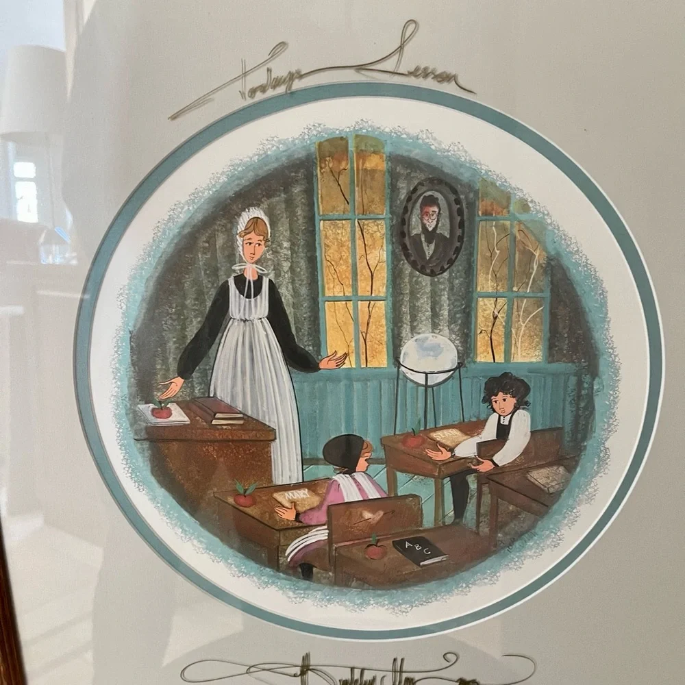 P. Buckley Moss Signed and Numbered Framed Lithograph - Picture 10 of 10